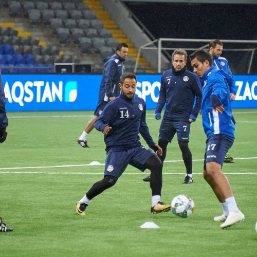 Pre-match Training Session of the Andorra National Team
