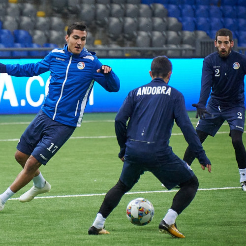 Pre-match Training Session of the Andorra National Team