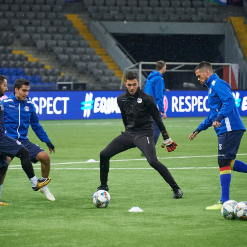 Pre-match Training Session of the Andorra National Team
