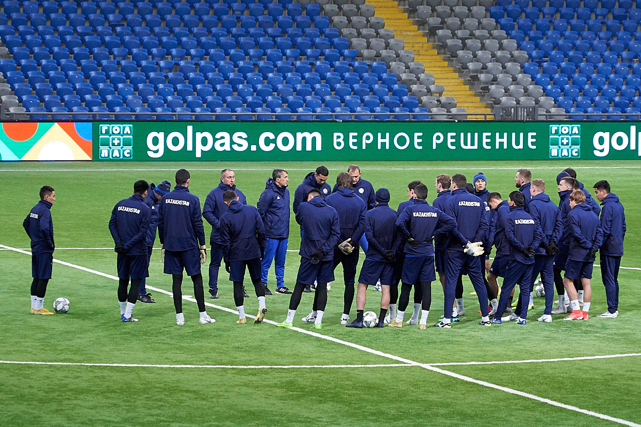 Pre-Match Training Session of the Kazakhstan National Team - Photo-Report