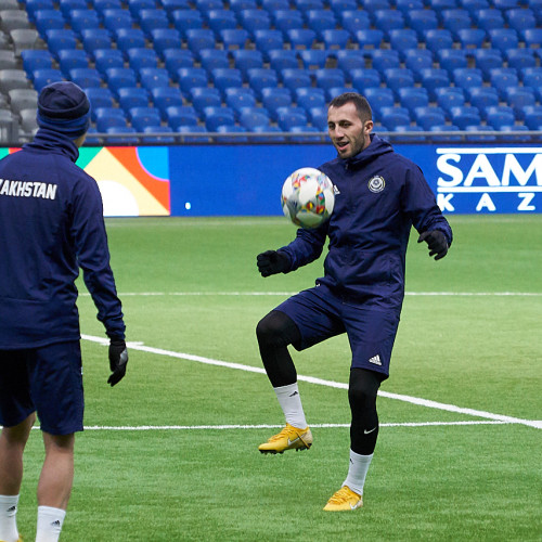 Pre-Match Training Session of the Kazakhstan National Team - Photo-Report