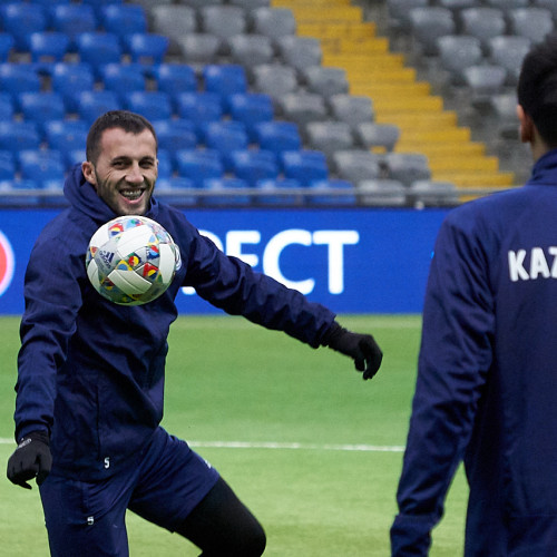 Pre-Match Training Session of the Kazakhstan National Team - Photo-Report