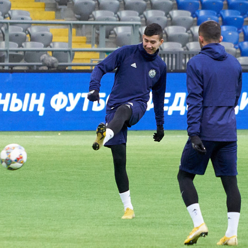 Pre-Match Training Session of the Kazakhstan National Team - Photo-Report
