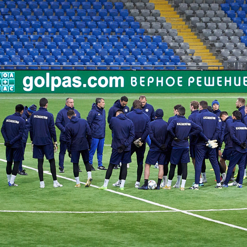 Pre-Match Training Session of the Kazakhstan National Team - Photo-Report