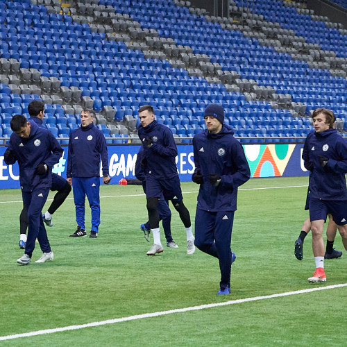 Pre-Match Training Session of the Kazakhstan National Team - Photo-Report