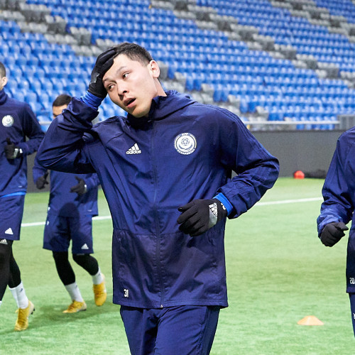 Pre-Match Training Session of the Kazakhstan National Team - Photo-Report