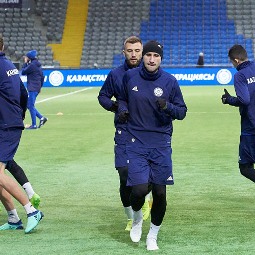 Pre-Match Training Session of the Kazakhstan National Team - Photo-Report