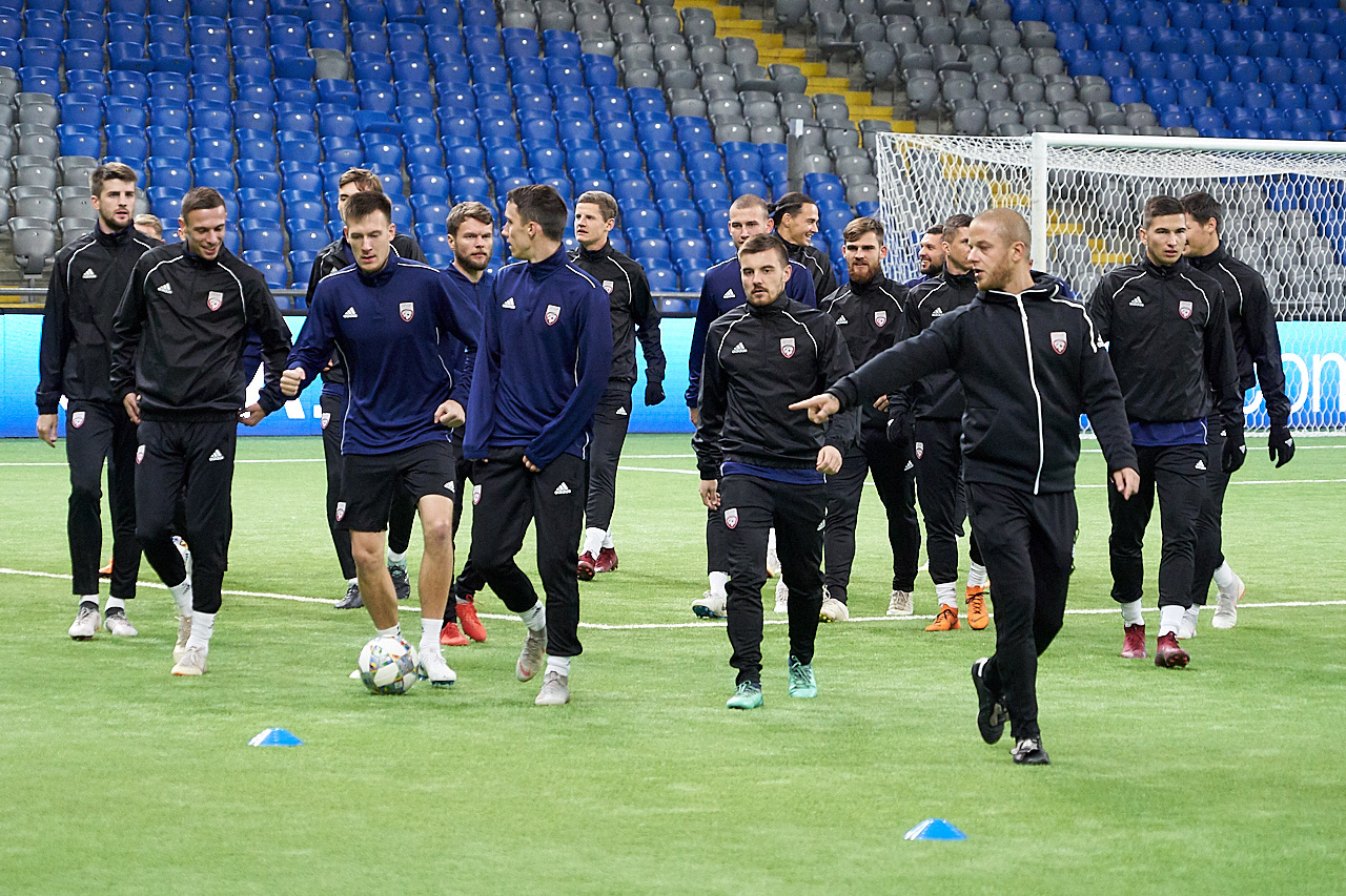 Pre-Match Training Session of the Latvia National Team - Photo Report