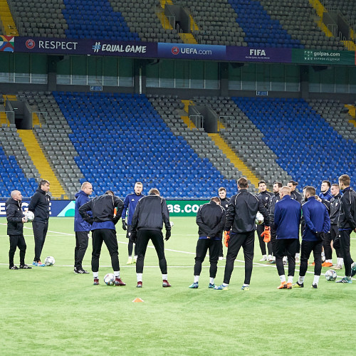 Pre-Match Training Session of the Latvia National Team - Photo Report