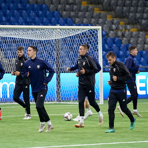 Pre-Match Training Session of the Latvia National Team - Photo Report