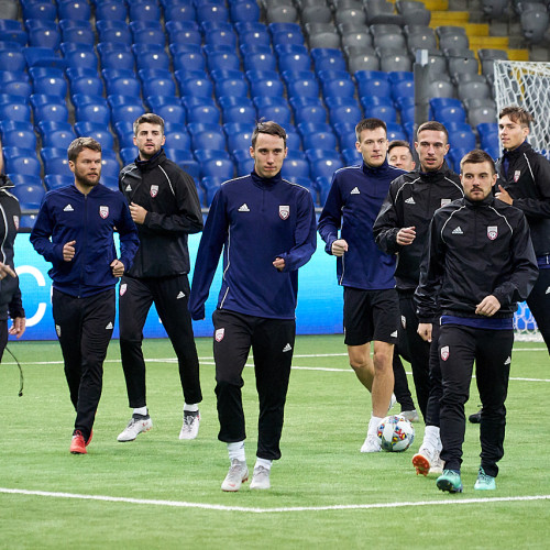 Pre-Match Training Session of the Latvia National Team - Photo Report
