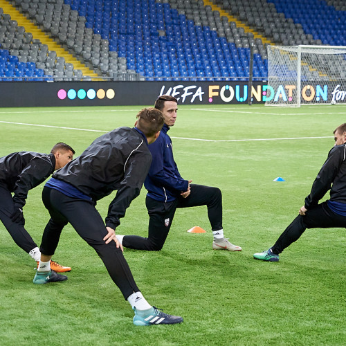 Pre-Match Training Session of the Latvia National Team - Photo Report