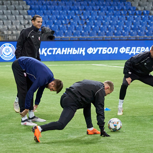 Pre-Match Training Session of the Latvia National Team - Photo Report