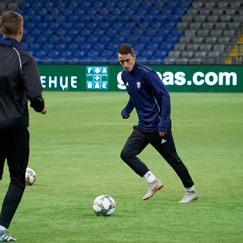 Pre-Match Training Session of the Latvia National Team - Photo Report