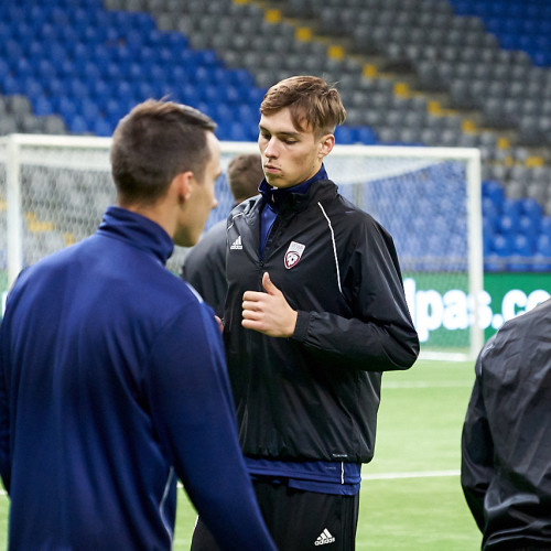 Pre-Match Training Session of the Latvia National Team - Photo Report