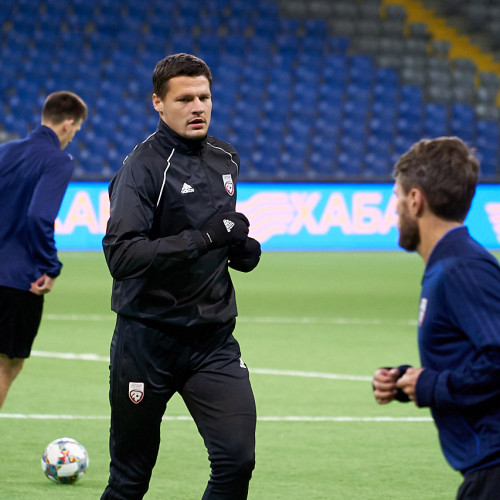 Pre-Match Training Session of the Latvia National Team - Photo Report