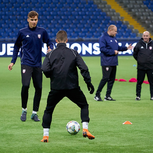 Pre-Match Training Session of the Latvia National Team - Photo Report