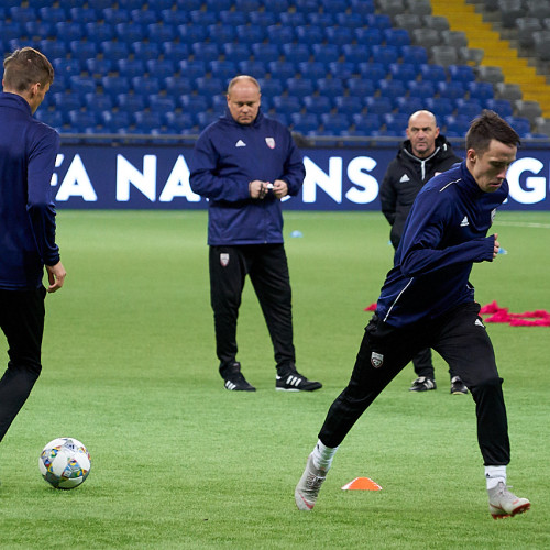 Pre-Match Training Session of the Latvia National Team - Photo Report
