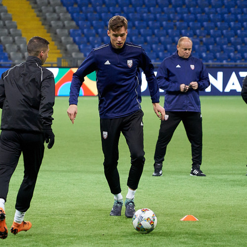 Pre-Match Training Session of the Latvia National Team - Photo Report