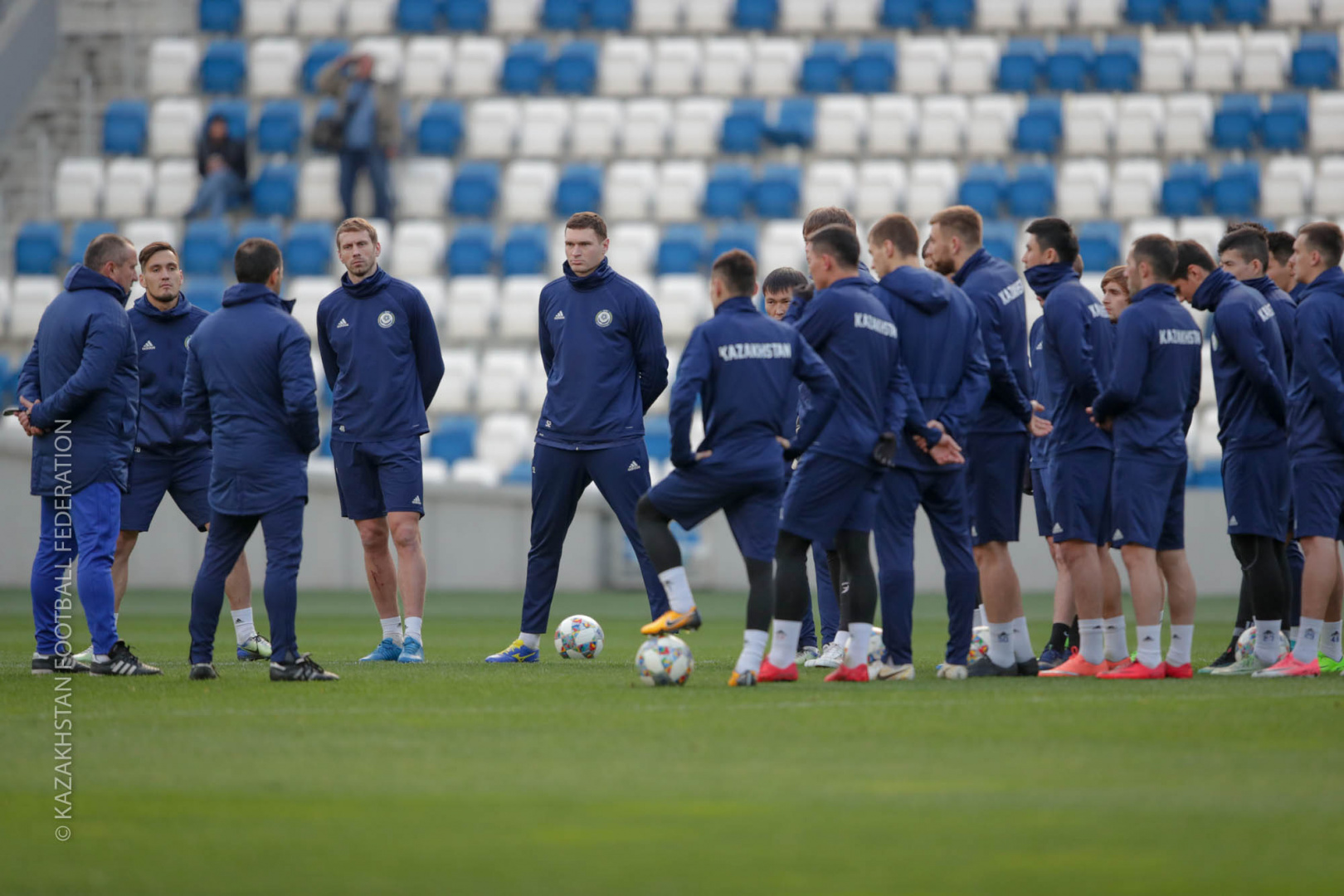 Kazakhstan National Team Pre-Match Training Session