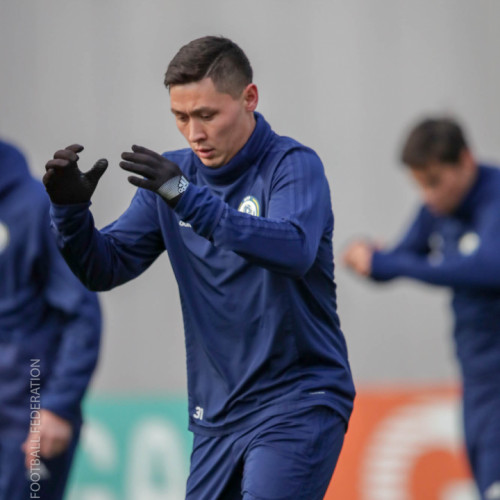 Kazakhstan National Team Pre-Match Training Session