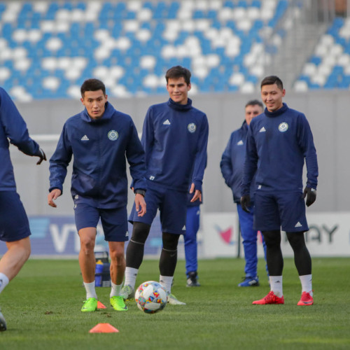 Kazakhstan National Team Pre-Match Training Session