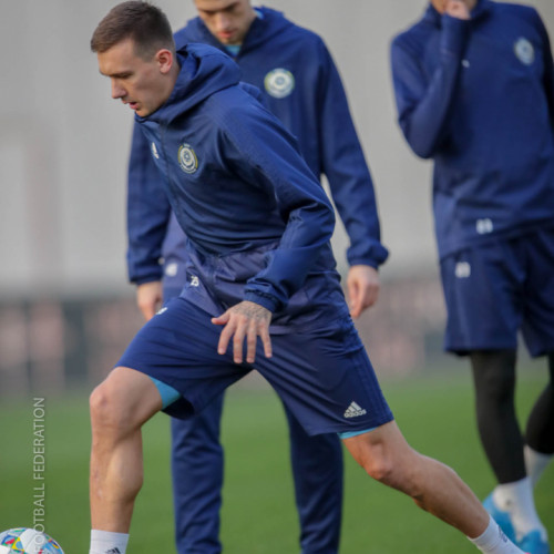 Kazakhstan National Team Pre-Match Training Session
