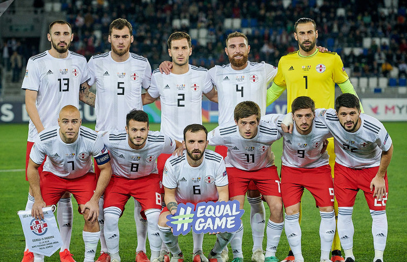 Грузия құрамасының Қазақстанмен ойынға шығатын негізгі құрамы