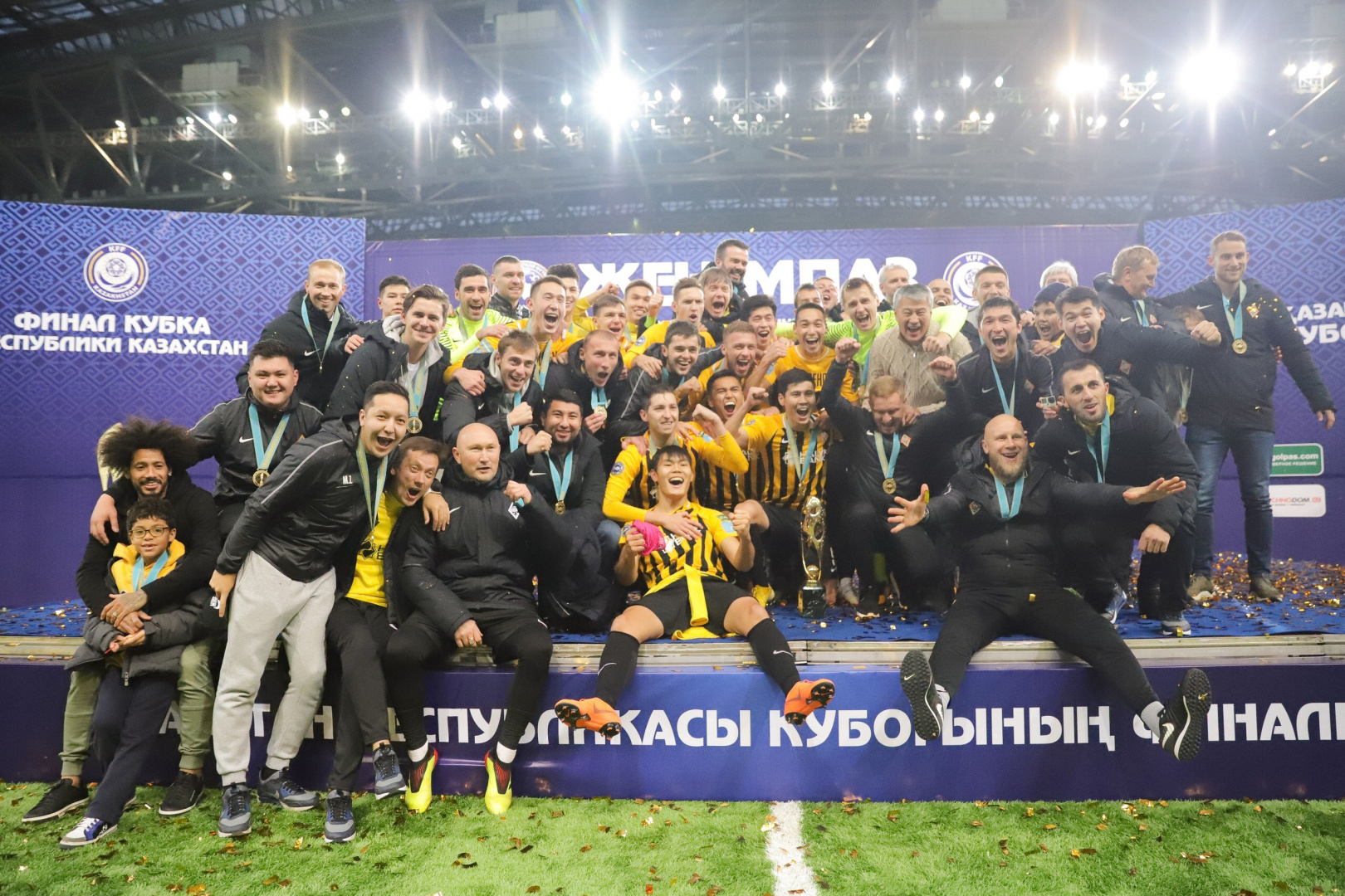 КФФ поздравляет «Кайрат» с победой в финале Кубка Казахстана