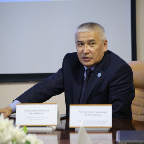 Представители КФФ встретились со студентами ЕНУ имени Л.Н.Гумилева