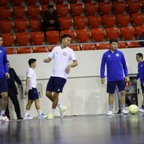 Kazakhstan Futsal Team Pre-Match Training Session - Photo Report