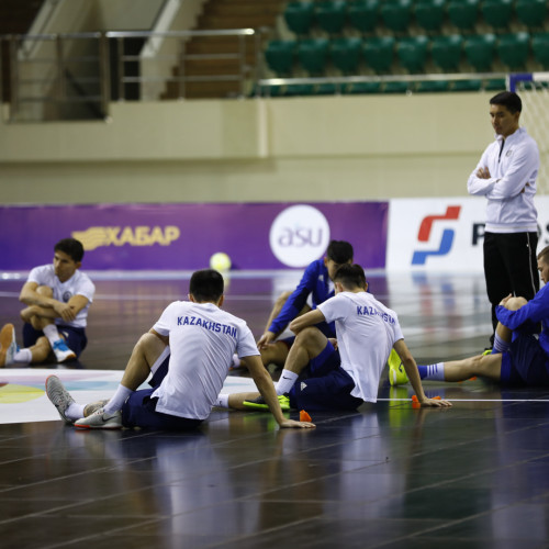 Kazakhstan Futsal Team Pre-Match Training Session - Photo Report