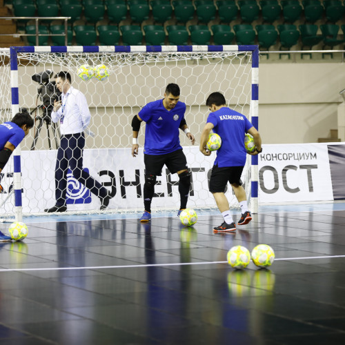 Kazakhstan Futsal Team Pre-Match Training Session - Photo Report
