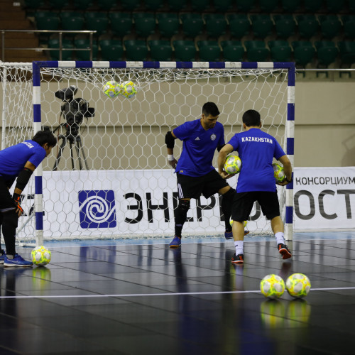 Kazakhstan Futsal Team Pre-Match Training Session - Photo Report