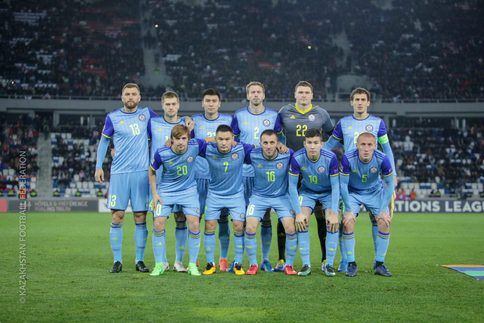Kazakhstan National Team Squad for the matches against Scotland and Russia