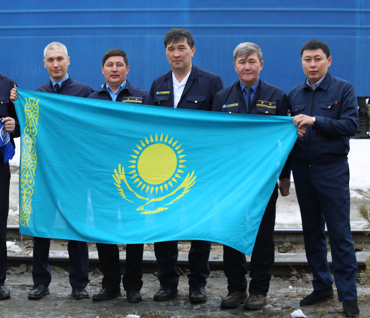 Locomotive Depot Employees Support Kazakhstan National Team