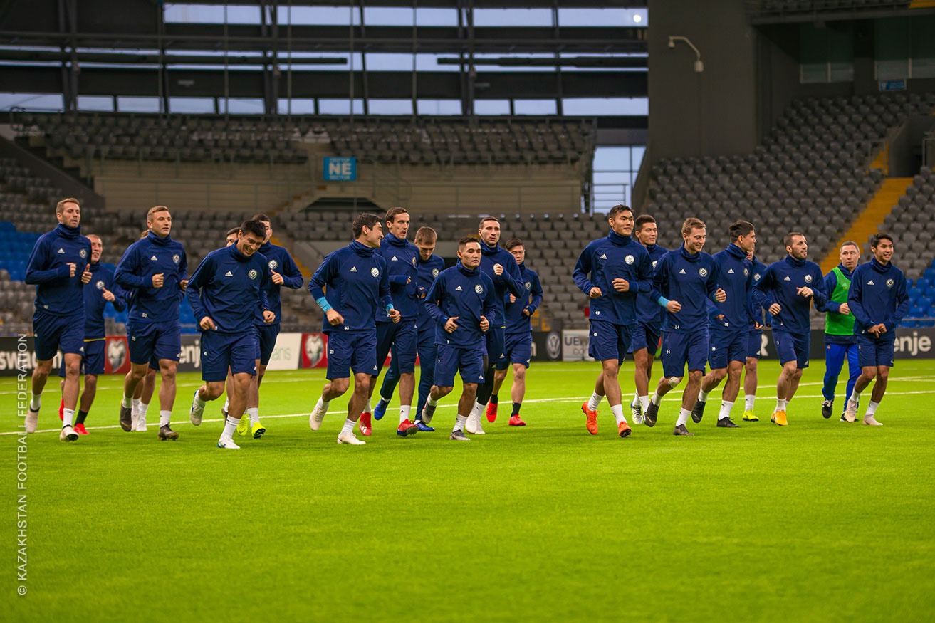 Kazakhstan national team training session - Photos