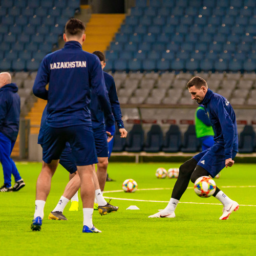 Kazakhstan national team training session - Photos