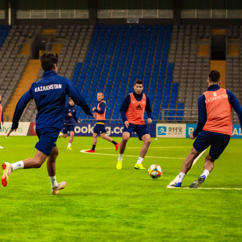 Kazakhstan national team training session - Photos