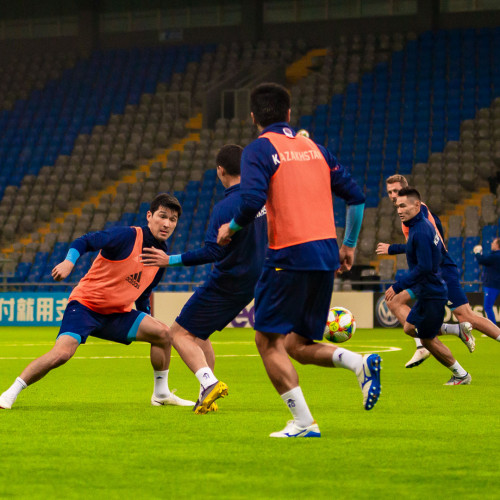 Kazakhstan national team training session - Photos