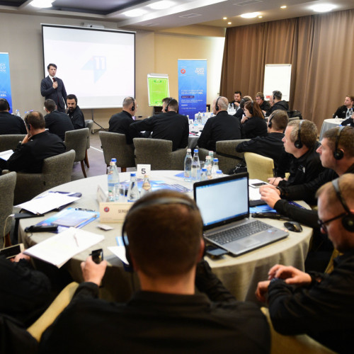 KFF representatives take part in UEFA coaching workshop