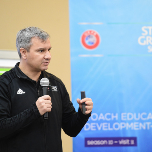 KFF representatives take part in UEFA coaching workshop