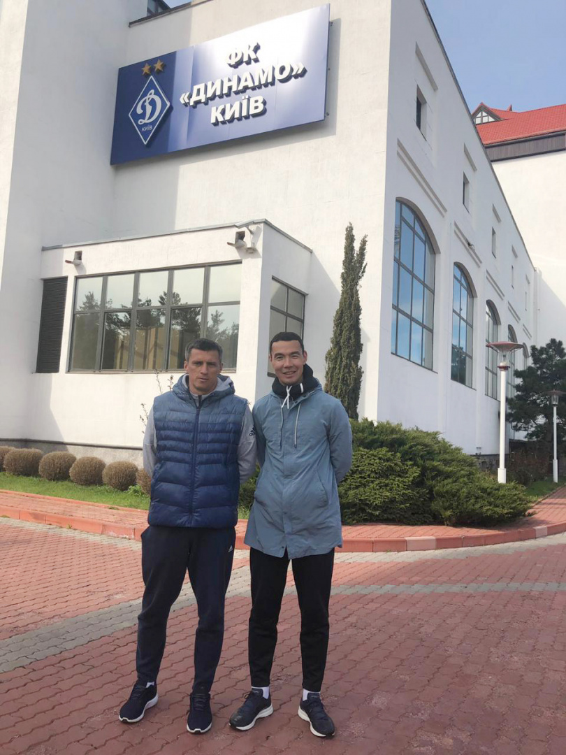 Қазақстан жастар құрамасының жаттықтырушылары Киевтің «Динамосында» тәжірибе алуда