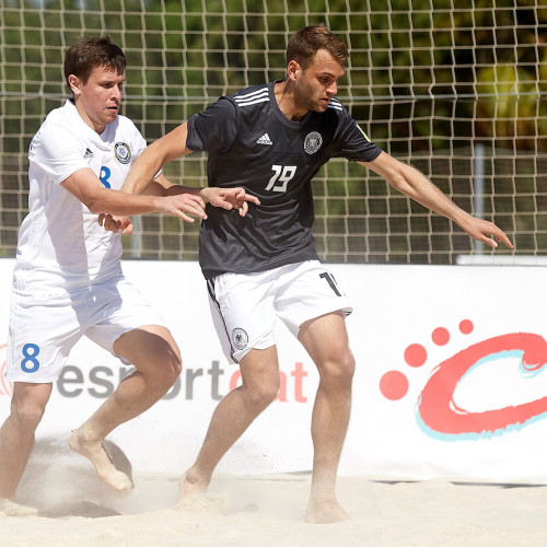 Kazakhstan beach soccer team loses to Germany