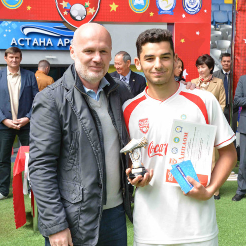 Michal Bilek Attended the Coca-Cola Bylgary Dop Finals