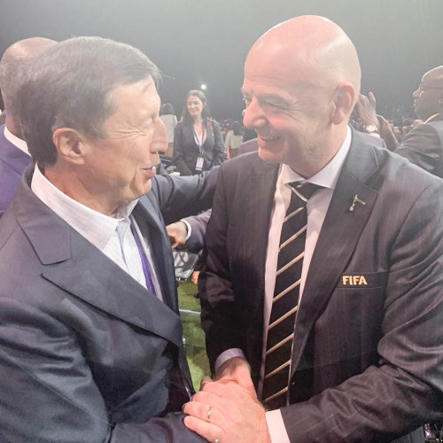 KFF PRESIDENT  CONGRATULATES GIANNI INFANTINO