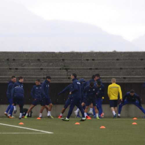 KAZAKHSTAN U-21 PRE-MATCH TRAINING SESSION - PHOTOS