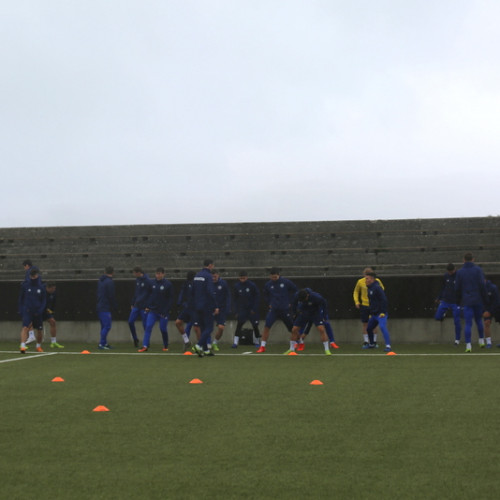KAZAKHSTAN U-21 PRE-MATCH TRAINING SESSION - PHOTOS