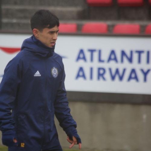 KAZAKHSTAN U-21 PRE-MATCH TRAINING SESSION - PHOTOS