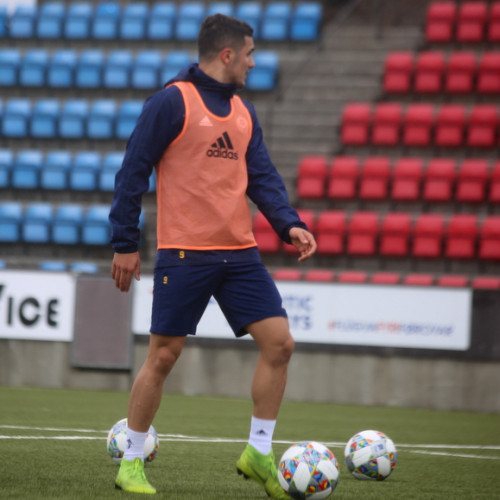 KAZAKHSTAN U-21 PRE-MATCH TRAINING SESSION - PHOTOS